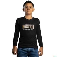 Camisa Agro BRK Bruto Rústico e Sistemático com UV50 + -  Gênero: Infantil Tamanho: Infantil GG