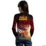 Camisa Agro BRK Vermelha Colheitadeira Made in Agro com UV50 + -  Gênero: Infantil Tamanho: Infantil P