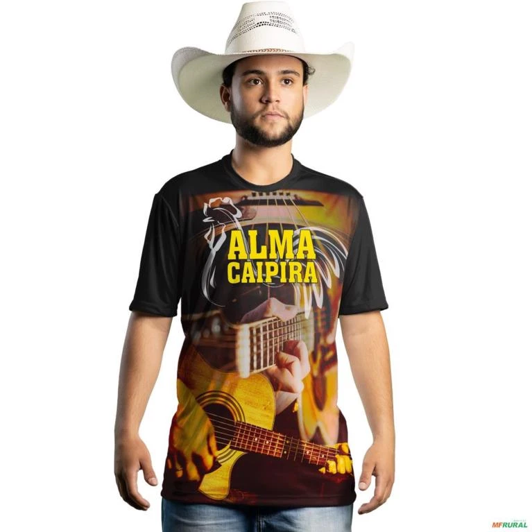 Camiseta Agro Brk Alma Caipira com Uv50 -  Gênero: Masculino Tamanho: XXG