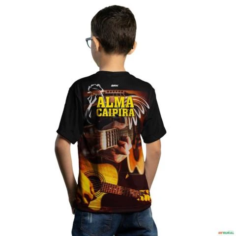 Camiseta Agro Brk Alma Caipira com Uv50 -  Gênero: Infantil Tamanho: Infantil G