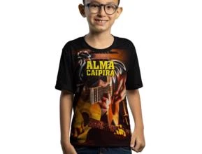 Camiseta Agro Brk Alma Caipira com Uv50 -  Gênero: Infantil Tamanho: Infantil XXG