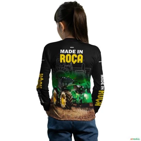 Camisa Agro BRK Made in Roça com UV50 + -  Gênero: Infantil Tamanho: Infantil PP