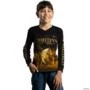 Camisa Agro Brk Comitiva com Proteção Solar UV  50+ -  Gênero: Infantil Tamanho: Infantil GG