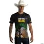 Camiseta Agro Brk Farm Nelore com Uv50 -  Gênero: Masculino Tamanho: PP