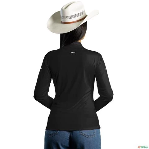 Camisa Country BRK Cavalo Mangalarga 2.0 com UV50 + -  Gênero: Feminino Tamanho: Baby Look M
