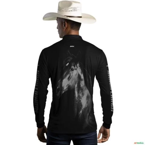 Camisa Country BRK Cavalo Mangalarga com UV50 + -  Gênero: Masculino Tamanho: PP