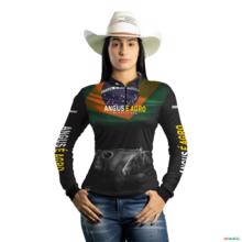 Camisa Agro Brk Angus é Agro Brasil com Proteção Solar UV  50+ -  Gênero: Feminino Tamanho: Baby Look PP