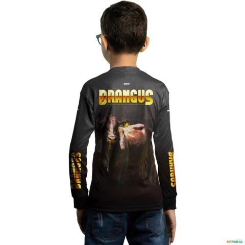 Camisa Agro Brk Gado Brangus com Uv50 -  Gênero: Infantil Tamanho: Infantil PP