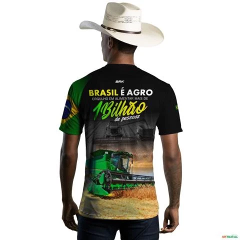 Camiseta Agro Brk Agro é Bilhão com Uv50 -  Tamanho: XXG