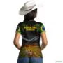 Camiseta Agro Brk Agricultura Familiar com Uv50 -  Gênero: Feminino Tamanho: Baby Look M