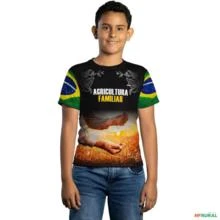 Camiseta Agro Brk Agricultura Familiar com Uv50 -  Gênero: Infantil Tamanho: Infantil GG