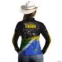 Camisa Agro BRK Mato Grosso do Sul é Agro UV50 + -  Gênero: Feminino Tamanho: Baby Look P