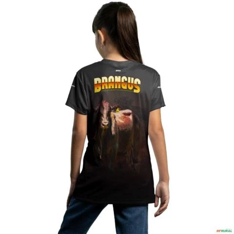 Camiseta Agro Brk Gado de Corte Brangus com Uv50 -  Gênero: Infantil Tamanho: Infantil M