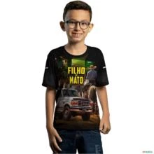 Camiseta Agro Brk Filho do Mato com Uv50 -  Gênero: Infantil Tamanho: Infantil XG