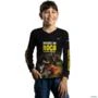 Camisa BRK Agro Gado Cruzado Pecuária Leiteira com Proteção Solar UV 50+ -  Gênero: Infantil Tamanho: Infantil GG