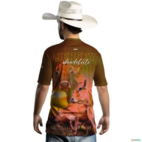 Camiseta Agro Brk Vaca Jersey com Uv50 -  Gênero: Masculino Tamanho: P