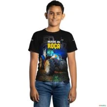 Camiseta Agro Brk Trator Holland Made in Roça com Uv50 -  Gênero: Infantil Tamanho: Infantil PP