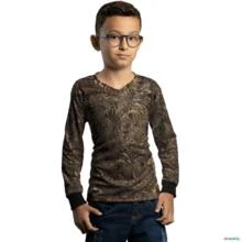 Camisa Agro BRK Hunter Series 2.0 com UV50 + -  Gênero: Infantil Tamanho: Infantil PP