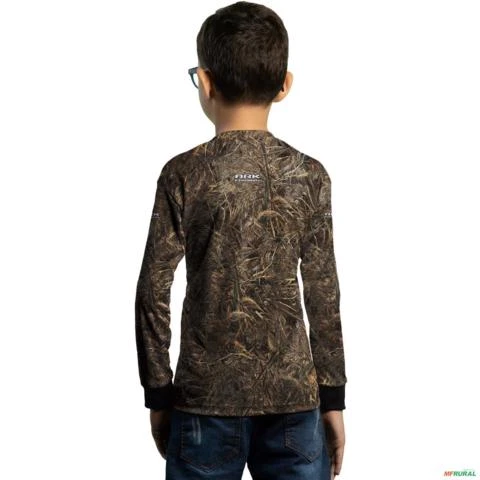 Camisa Agro BRK Hunter Series 2.0 com UV50 + -  Gênero: Infantil Tamanho: Infantil GG