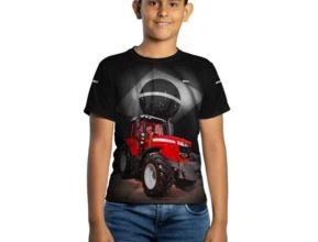 Camiseta Agro Brk Trator Ferguson Brasil com Uv50 -  Gênero: Infantil Tamanho: Infantil G