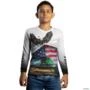 Camisa Agro BRK Eagle Estados Unidos Soja com UV50 + -  Gênero: Infantil Tamanho: Infantil M