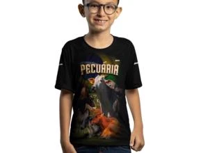 Camiseta Agro Brk Pecuária 2.0 com Uv50 -  Gênero: Infantil Tamanho: Infantil XG