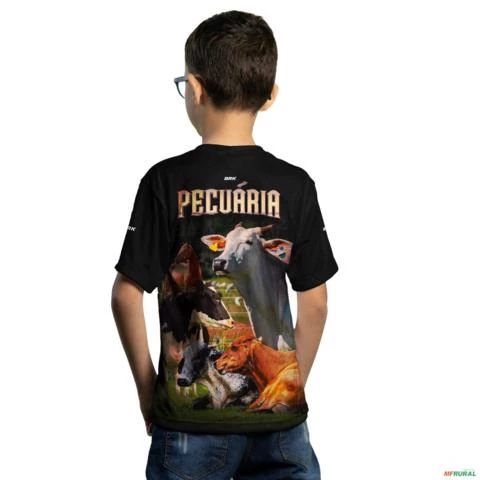 Camiseta Agro Brk Pecuária 2.0 com Uv50 -  Gênero: Infantil Tamanho: Infantil XXG