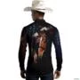 Camisa Agro BRK American Quarter Horse 2.0 com UV50 + -  Gênero: Masculino Tamanho: M