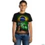 Camiseta Agro Brk Trator John Brasil com Uv50 -  Gênero: Infantil Tamanho: Infantil GG