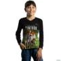 Camisa Agro BRK Nelore Pintado Raça Forte com UV50 + -  Gênero: Infantil Tamanho: Infantil P