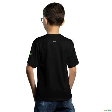 Camiseta Agro Brk GTA Respeita o Agro com Uv50 -  Tamanho: Infantil G