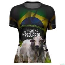 Camiseta Agro BRK Feminina As Menina da Pecuária com UV50 + -  Gênero: Feminino Tamanho: Baby Look GG