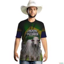 Camiseta Agro Brk Os Mininu da Pecuária com Uv50 -  Gênero: Masculino Tamanho: PP