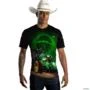 Camiseta  Agro Brk Trator John Brasil com Uv50 -  Gênero: Masculino Tamanho: P