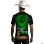 Camiseta  Agro Brk Trator John Brasil com Uv50 -  Gênero: Masculino Tamanho: P
