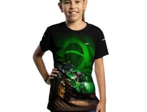 Camiseta  Agro Brk Trator John Brasil com Uv50 -  Gênero: Infantil Tamanho: Infantil PP