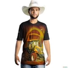 Camiseta Agro Brk Trator Ordem e Progresso com Uv50 -  Gênero: Masculino Tamanho: PP