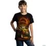 Camiseta Agro Brk Trator Ordem e Progresso com Uv50 -  Gênero: Infantil Tamanho: Infantil GG