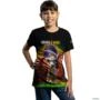 Camiseta Agro BRK Brasil é Agropecuária com UV50 + -  Tamanho: Infantil XG