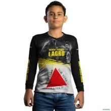 Camisa Agro BRK Minas Gerais é Agro com UV50 + -  Tamanho: Infantil P