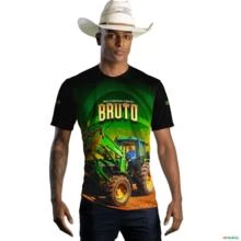 Camiseta Agro Brk Aqui o Sistema é Bruto com Uv50 -  Tamanho: Infantil PP