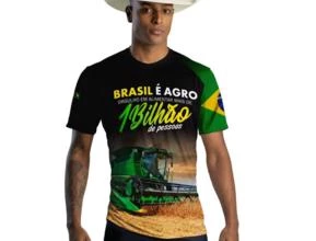 Camiseta Agro Brk Agro é Bilhão com Uv50 -  Tamanho: P
