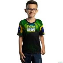 Camiseta Agro BRK Brasil Acima de Tudo com UV50 + -  Tamanho: Infantil PP