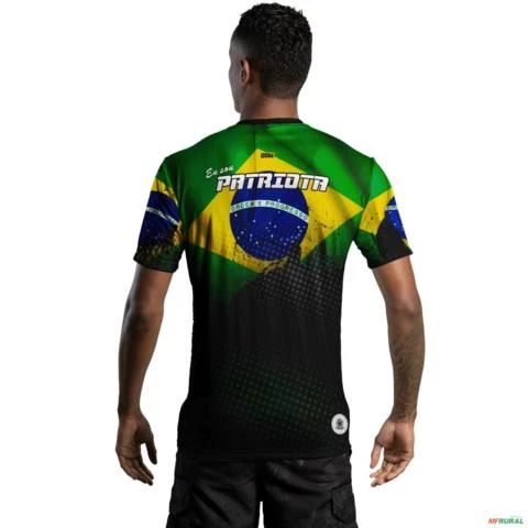 Camiseta Agro BRK Brasil Acima de Tudo com UV50 + -  Tamanho: XXG