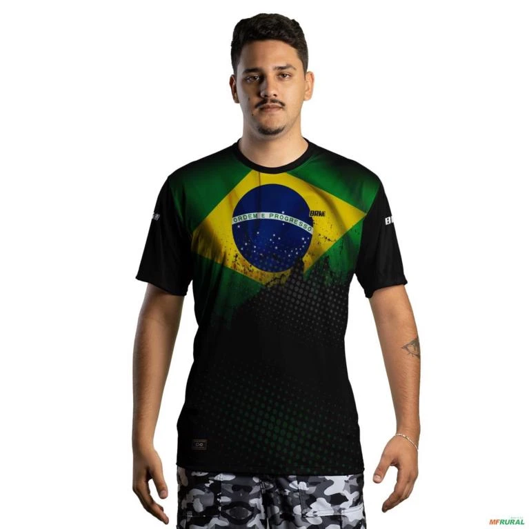 Camiseta Agro BRK  Agro do Brasil com UV50 + -  Tamanho: GG