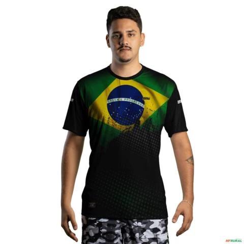 Camiseta Agro BRK  Agro do Brasil com UV50 + -  Tamanho: M