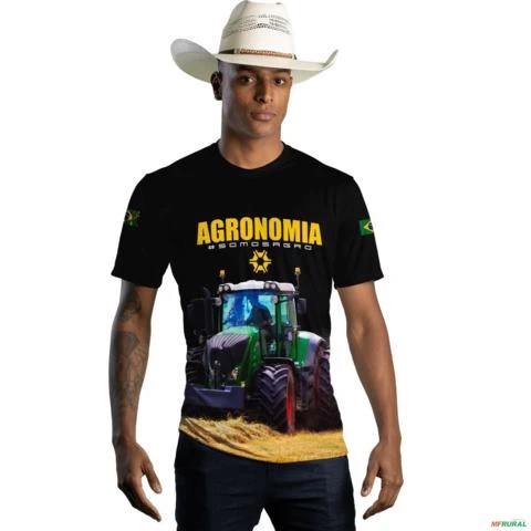 Camiseta Agro Brk Agronomia Somos Agro com Uv50 -  Gênero: Masculino Tamanho: M