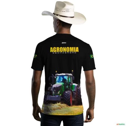 Camiseta Agro Brk Agronomia Somos Agro com Uv50 -  Gênero: Masculino Tamanho: GG
