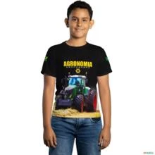 Camiseta Agro Brk Agronomia Somos Agro com Uv50 -  Gênero: Infantil Tamanho: Infantil M