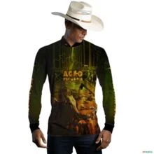 Camisa Agro BRK Gado Nelore Agropecuária com UV50 + -  Gênero: Masculino Tamanho: GG